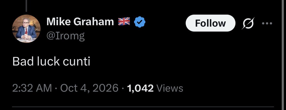 HinJosephtalks's tweet photo. @Iromg Mike is still using Twitter at 2.32am in morning, presumably after a few too many given they are often incoherent or full of spelling mistakes https://t.co/bAnEHybMap