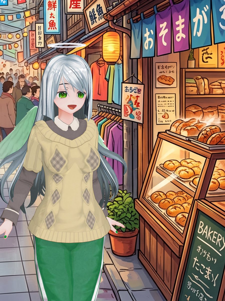 fatmanyosy's tweet photo. 今日は #天使の日 だそうですね。
 #よっしぃんち 
 #カスタムキャスト https://t.co/WKIrJRmRxi