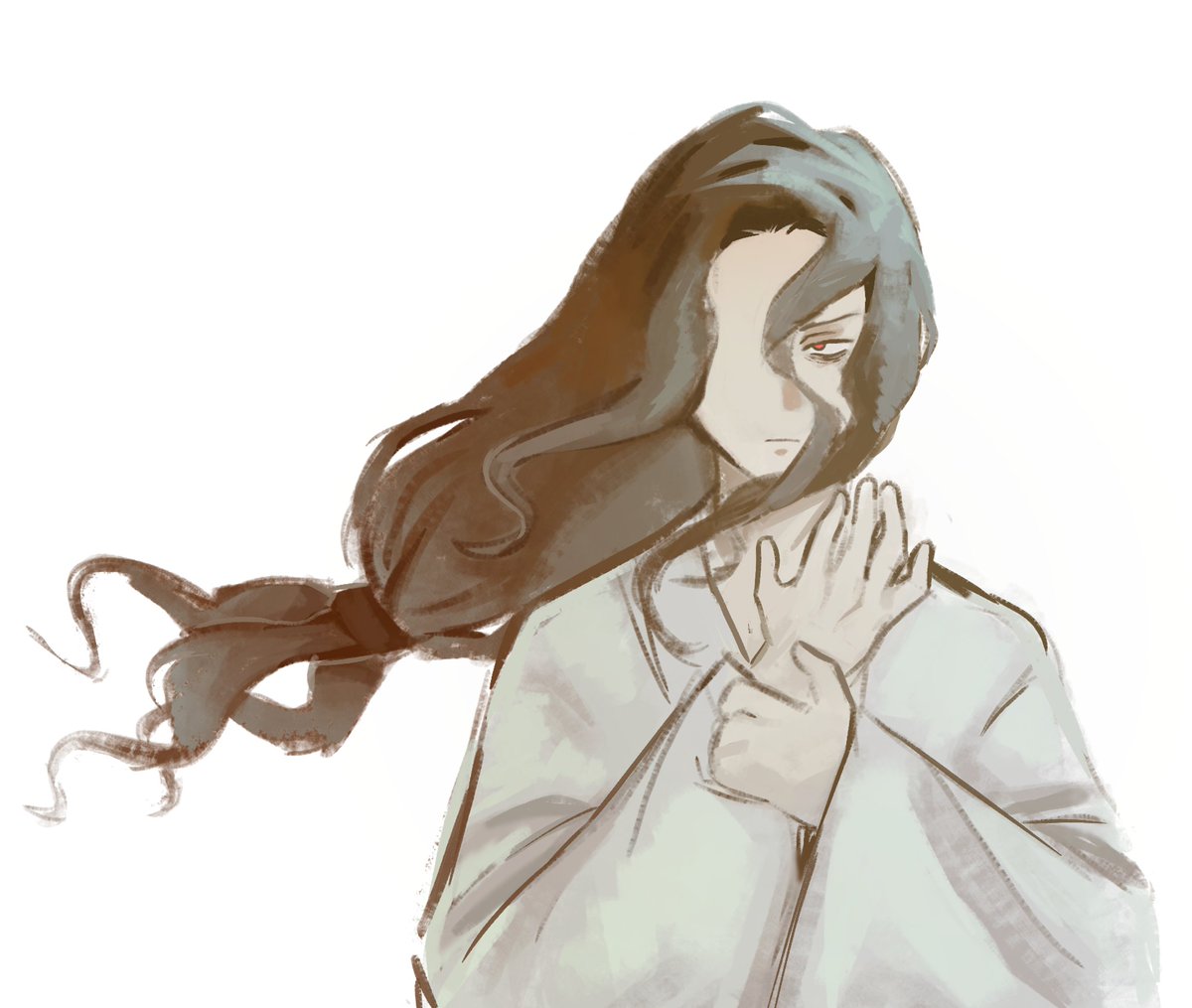 kibutsuryuu's tweet photo. I got lazy to draw the other eye https://t.co/ES6nnuPKTA
