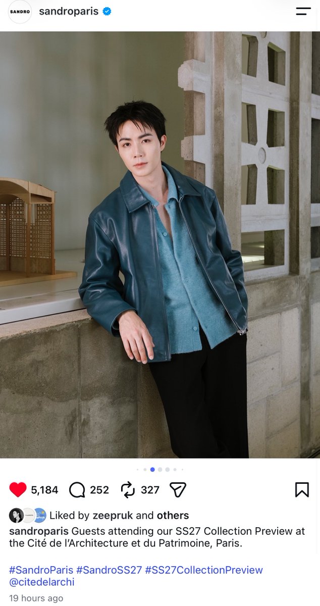filla_hk's tweet photo. 20261004 Zee’s ig stories

SANDRO – PARIS FASHION WEEK SS 2027

cr. ig sandroparis

#SANDROxZEEPRUK
#Sandro #SandroParis
#ZeePruk https://t.co/Jpp0W43yoZ
