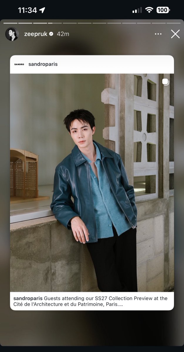 filla_hk's tweet photo. 20261004 Zee’s ig stories

SANDRO – PARIS FASHION WEEK SS 2027

cr. ig sandroparis

#SANDROxZEEPRUK
#Sandro #SandroParis
#ZeePruk https://t.co/Jpp0W43yoZ