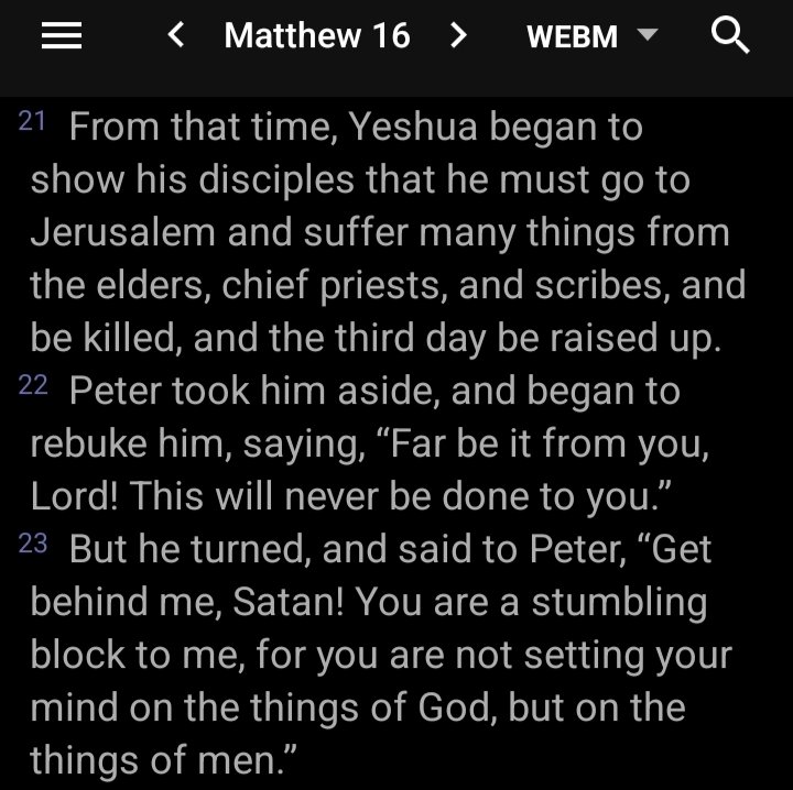 _Vic_Zhou_'s tweet photo. @Kryptotajeer > Jesus in Islam is too honored to be left on a cross.

You sound like Peter (Matthew 16:21-23). https://t.co/Yfnvsc9N15