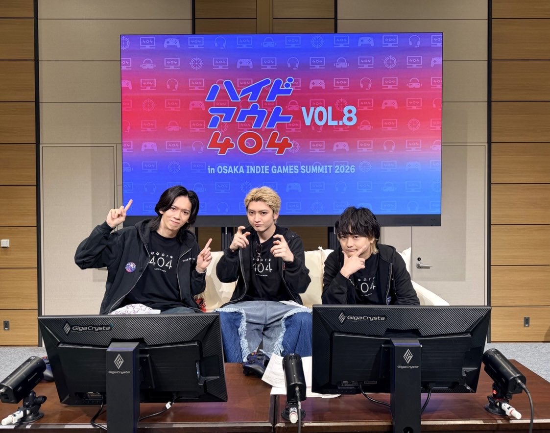 hideout_404's tweet photo. 【#ハイドアウト404 Vol.8 大阪公演】 
ご来場・ご視聴ありがとうございました！
本日の公演はお楽しみいただけましたか？

アーカイブ(見逃し配信)で、
本日のあの感動シーン(？)を是非🔥🔥

◾️一部
https://t.co/2e4ldhqTL9

◾️二部
https://t.co/zzqajHXWOx https://t.co/fzsPjuQ9Gw