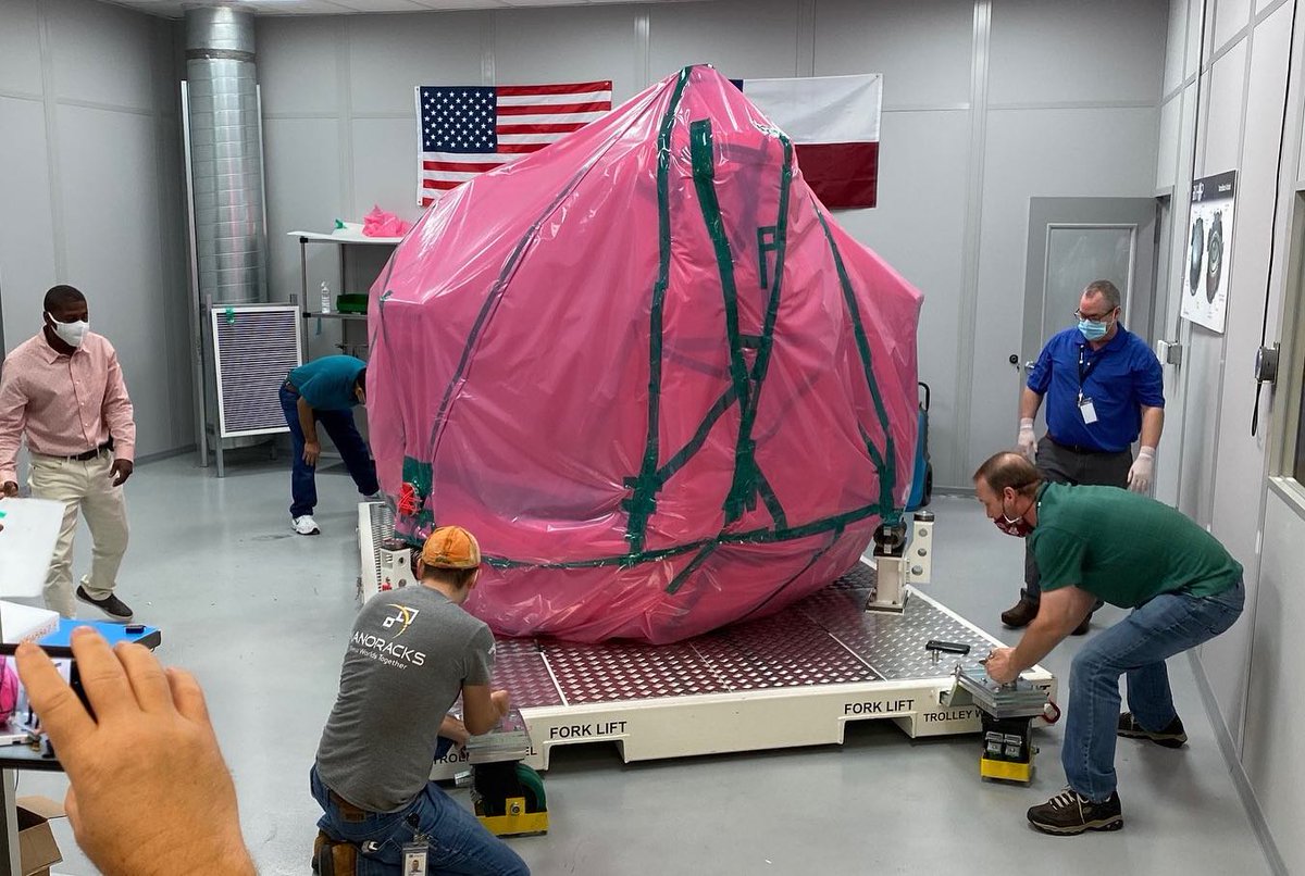 NanoracksSpace's tweet photo. It truly takes a village to dream, design, build, &amp; soon launch the first commercial airlock to the iss. Thanks to all of our #BishopAirlock partners along the way thalesaleniaspace, boeing, oceaneering spacr, ATA Engineering, Craig Technologies, @fedex – and of course, @nasa! https://t.co/kGE4c2pFsy
