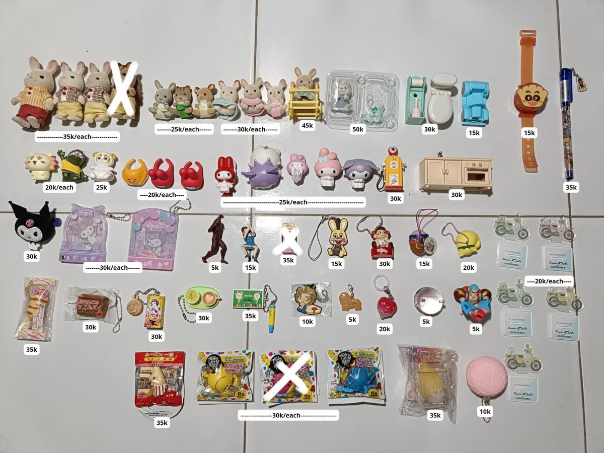 jaeepeachies's tweet photo. wts trinkets japan ready ina🇮🇩

🍥boleh negoo min take 3 items
💸exclude pack+adm🍊
kalau take all 1.5jt

vid condi cek di komen👇🏻

t. trinket chiikawa keychain sanrio figure food miniature gachapon gotochi gacha peko yell sylvanian families want to sell cute stuff moomin 26 https://t.co/EZPWd6855d