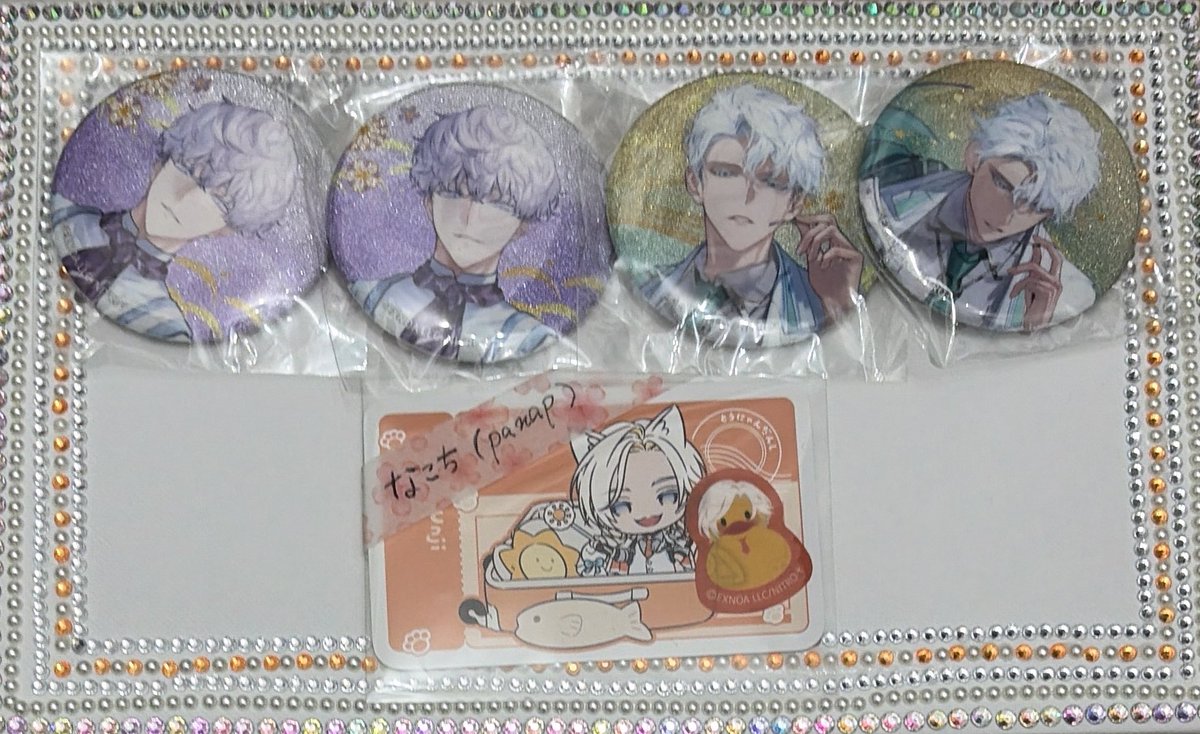 pana__p_'s tweet photo. @no_TL
刀剣乱舞 絢爛缶バッジ 交換
譲：
雲生　（通常・戦闘）
雲重　（内番2）
求：
雲生　（軽装・内番）
雲重　（通常・戦闘）

都内手渡し＞郵送
まとめての交換優先のため返信にお時間をいただく可能性があります。
お気軽にお声掛けください！ https://t.co/HmzMmG4VfS