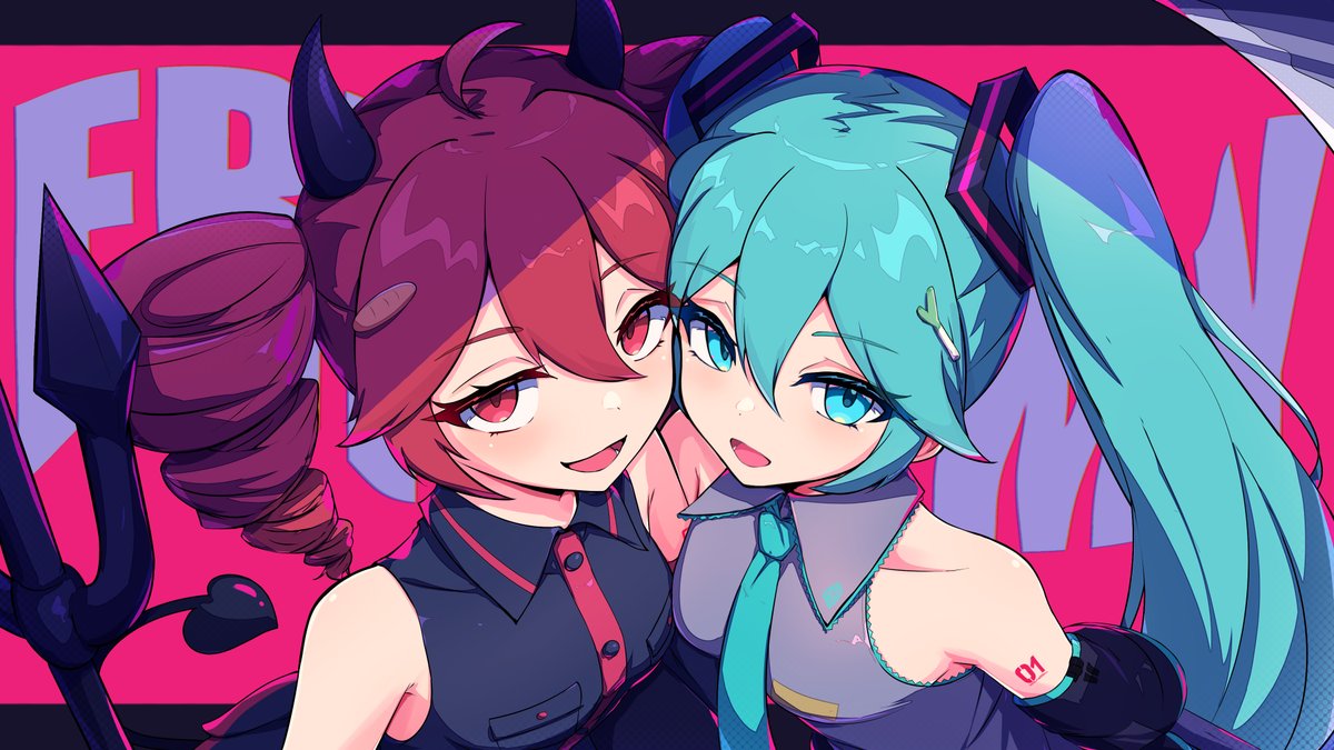 karan_koron100's tweet photo. フレネミー

＃重音テト ＃初音ミク https://t.co/QwjpBUOQuH