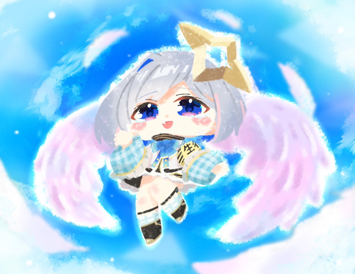 suzunami_illust's tweet photo. 天使の日！💫 https://t.co/Ul5MQEfneS