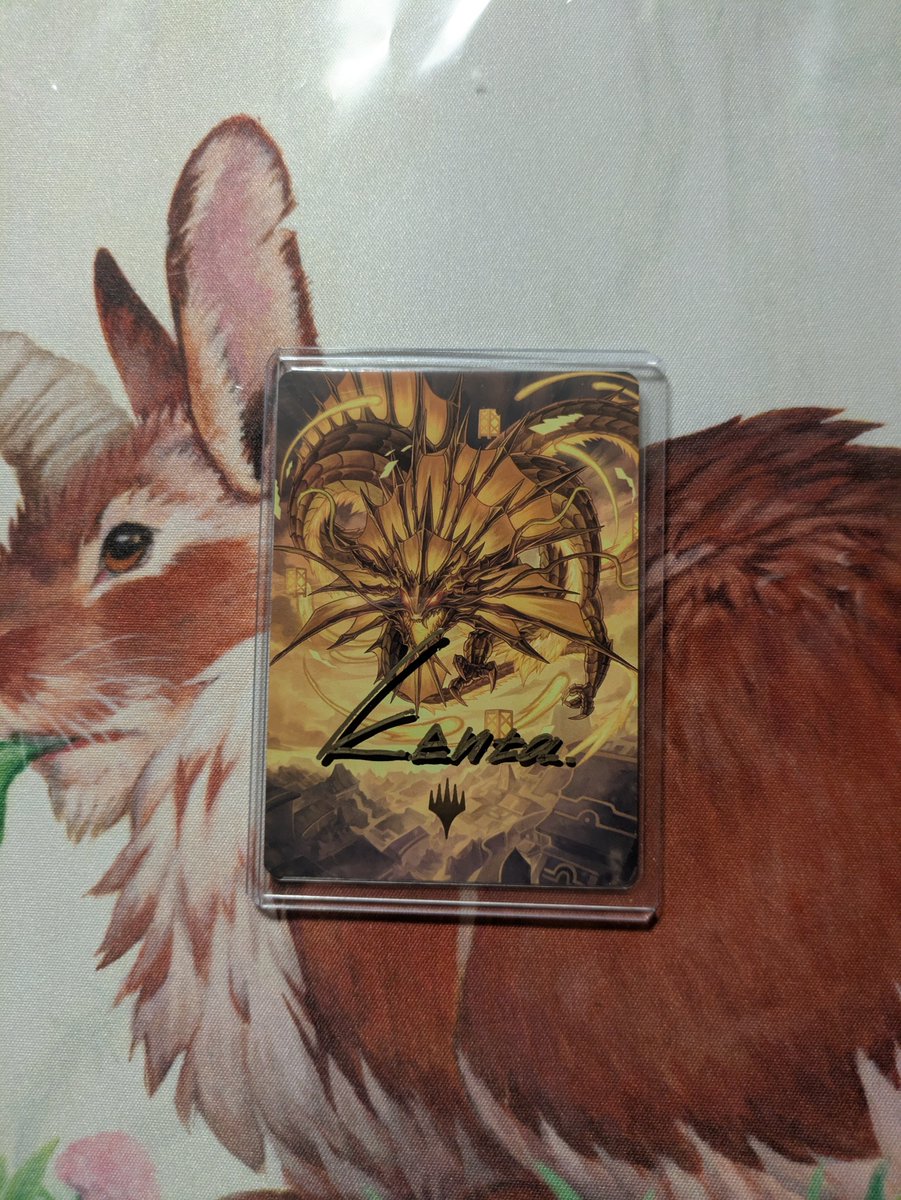 ryubo926's tweet photo. プルーフは石川健太さんのアーティストカードのものを購入しました。
猗旺の横顔も格好良いですね https://t.co/LZM6HeeJtF