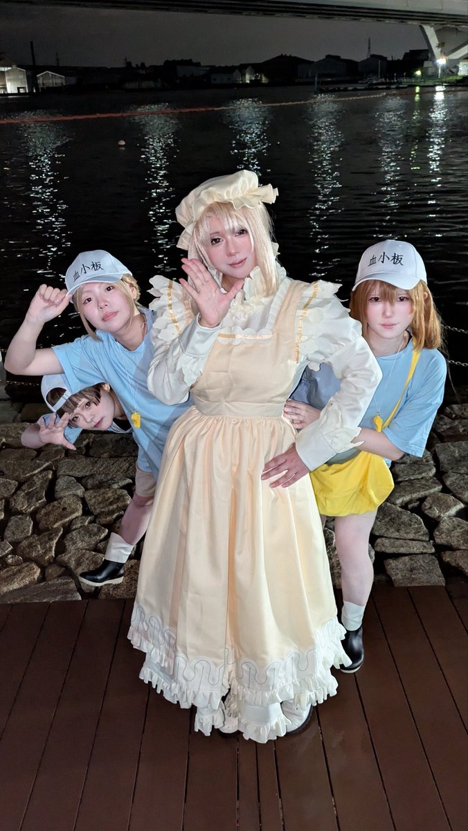 peka_cos's tweet photo. おりました〜❣️
血小板ちゃんたちとお散歩楽しかった🎶
#アコスタ岸和田カンカン https://t.co/DLGXcs5raa