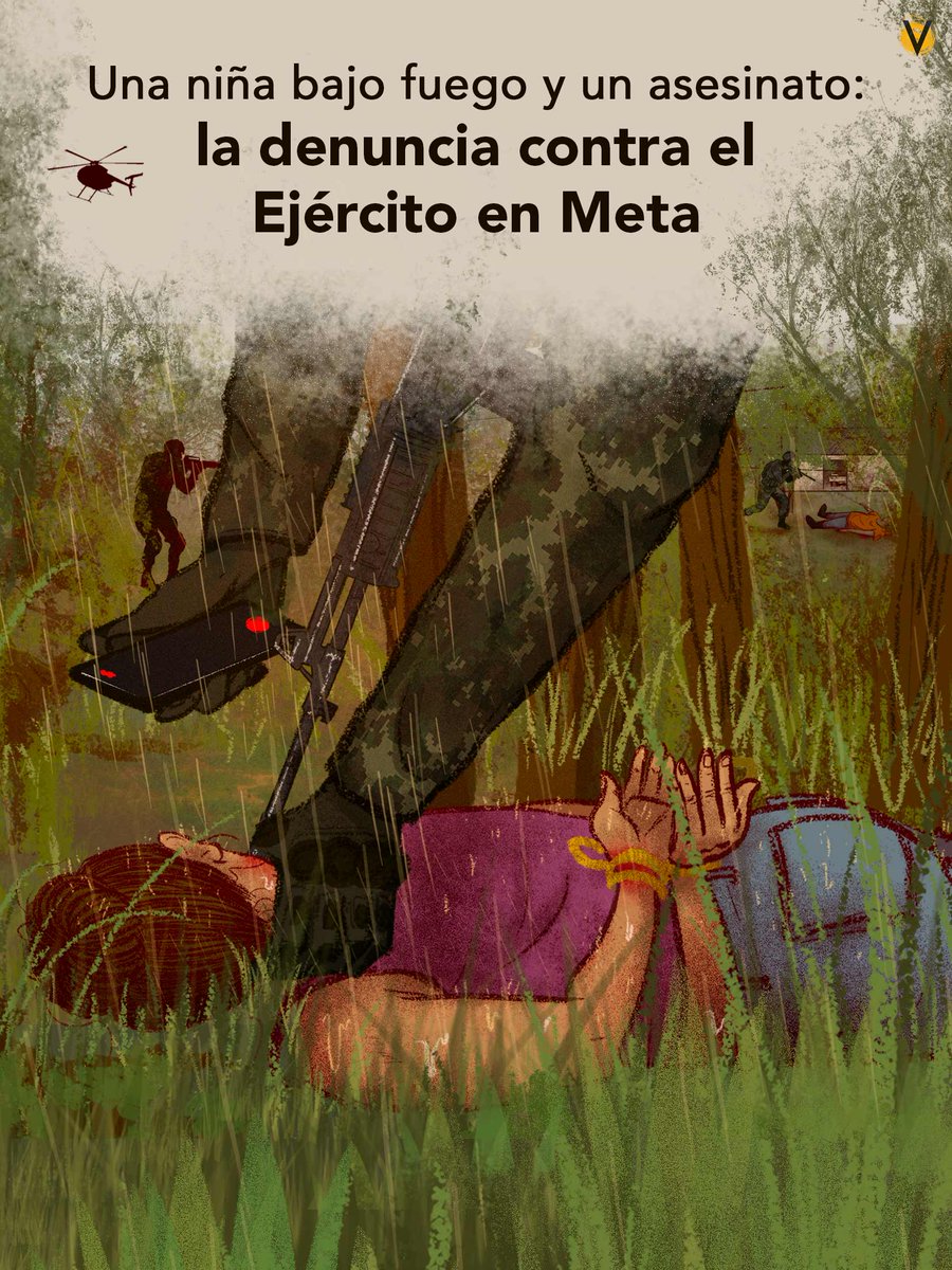 VoragineCo's tweet photo. VORÁGINE fue a la finca donde una comunidad denunció una ejecución extrajudicial a manos del Ejército. Un testigo asegura que el hombre fue rematado en el piso. La respuesta oficial de un coronel tiene inconsistencias. https://t.co/olkUUakXmI https://t.co/ZoMEg8HIV7