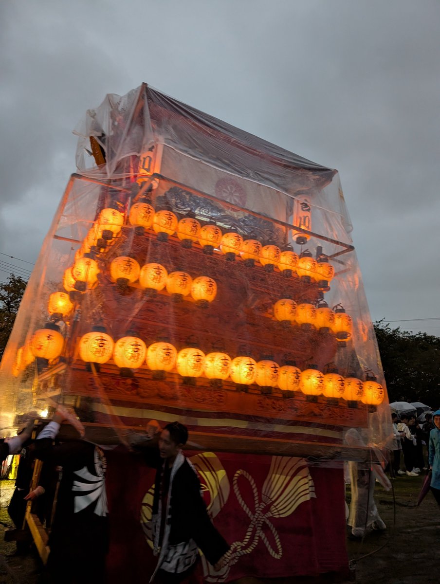 Y_Kazesiro's tweet photo. 御所神社祭にて　古川屋台 https://t.co/fhLv06zYcJ