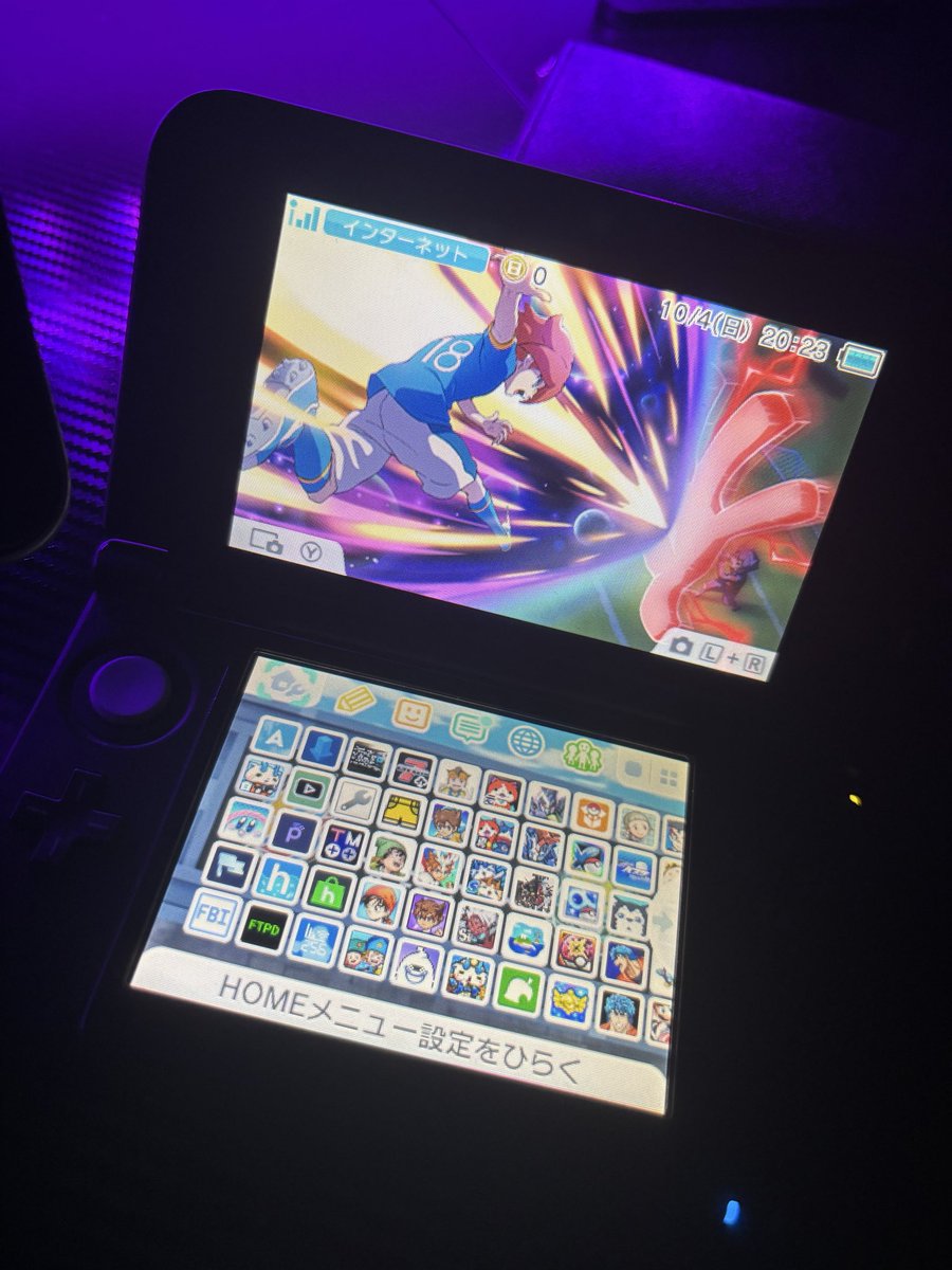 uflinq's tweet photo. 3ds俺よりかっこいいテーマ使ってるやつおらん https://t.co/PMBJzRtbuY