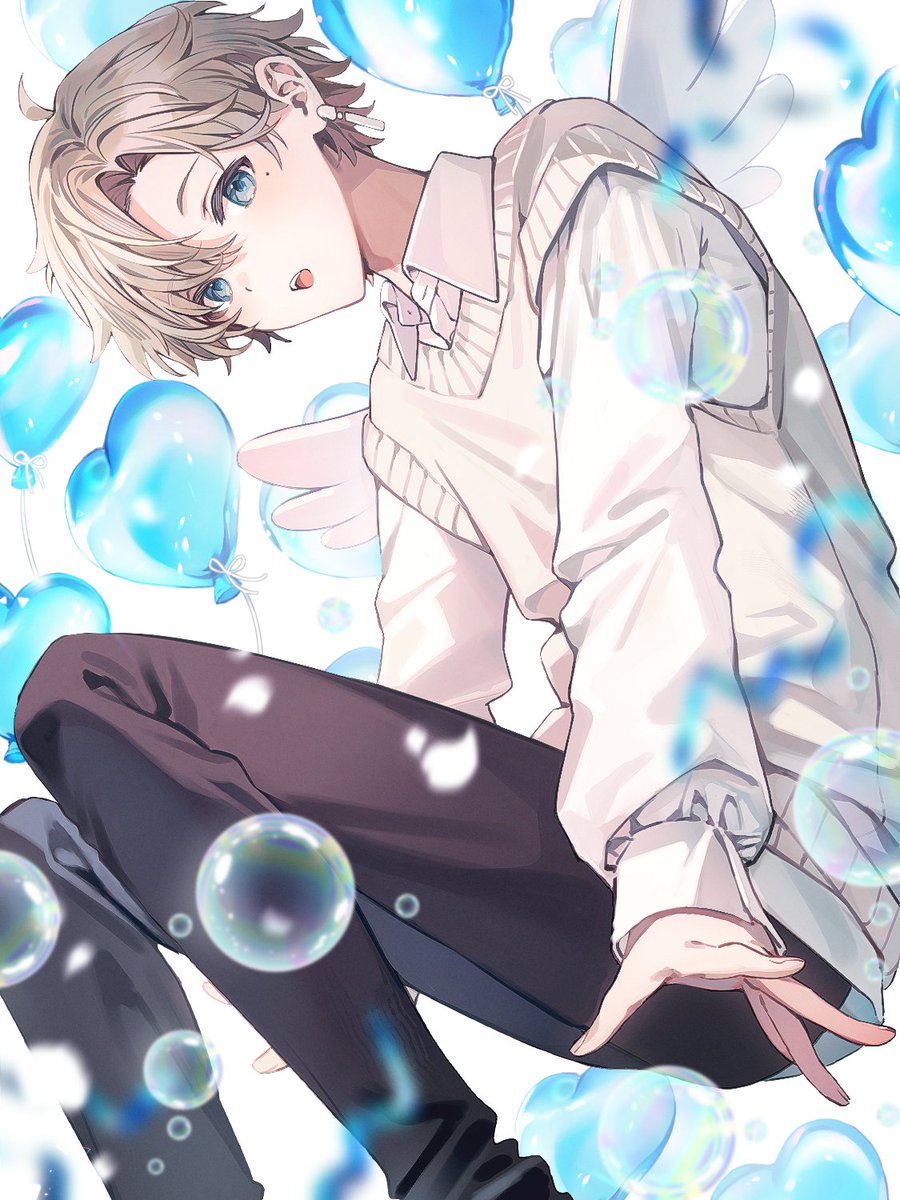 ayame0802's tweet photo. 天使の日と聞いて🪽　#かな絵 https://t.co/2yaQyVhJVz