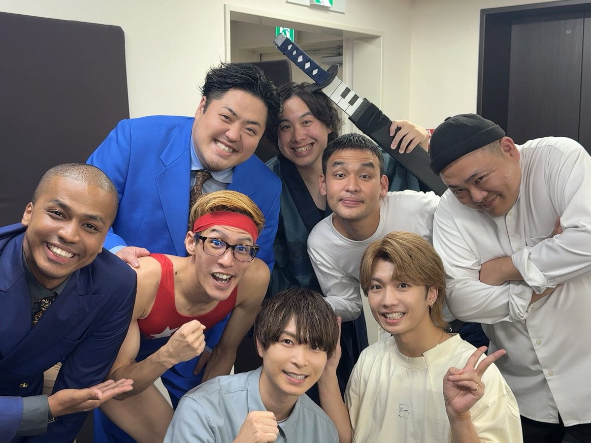 yuya_hozumi's tweet photo. 声優お笑い道場ありがとうございました！！！

めーーちゃくちゃ楽しいイベントになってよかったです🥳🥳🥳
お笑い好きとしては最高の空間でした🥹🥹

感想とか #声優お笑い道場 で教えてくれてもいいよ😏 https://t.co/QJiO6GEicP