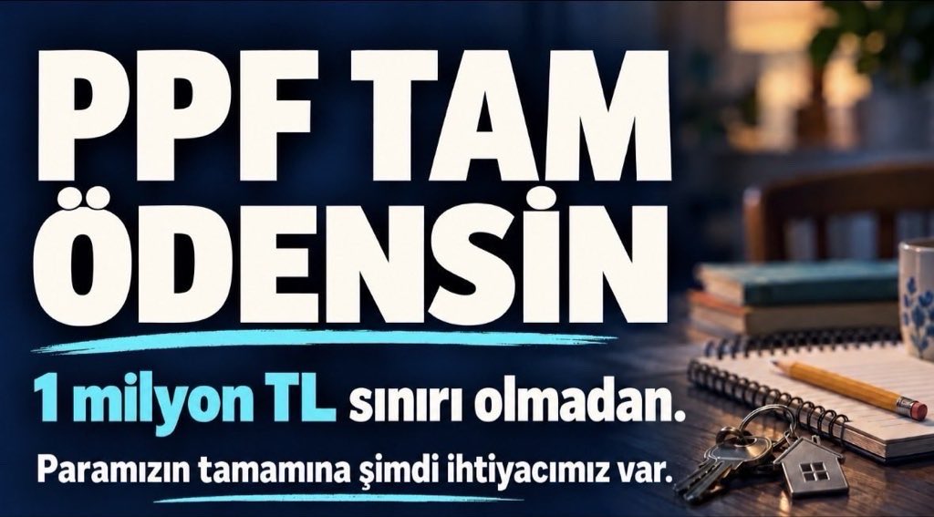 ozgurefe67's tweet photo. Kendi paramıza kavuşmak için her gün mücadele etmek zorunda kalıyoruz. Oysa bu para bizim emeğimiz, bizim birikimimiz, bizim hakkımız.

Mağduriyetin tutara göre sınıflandırılmasını ve yatırımcılar arasında ayrım yapılmasını kabul etmiyoruz.

Hakkaniyetin ölçüsü hesap bakiyesi değil, herkesin fondaki payıdır. Bu nedenle Para Piyasası Fonu ödemeleri, tüm yatırımcılara payları oranında ve eksiksiz şekilde yapılmalıdır.

Artık belirsizlik değil, açık bir ödeme planı istiyoruz.
Artık beklemek değil, paramıza eksiksiz ulaşmak istiyoruz.

PPF yatırımcısının hakkı ertelenemez, bölünemez, yok sayılamaz.

#PPFtamvehızlıödensin