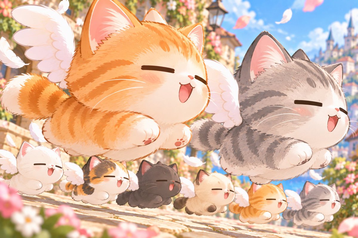 AiRocha9260's tweet photo. 今日のごろんにゃ🐾💤✨
#AIイラスト https://t.co/EoODXjWguw