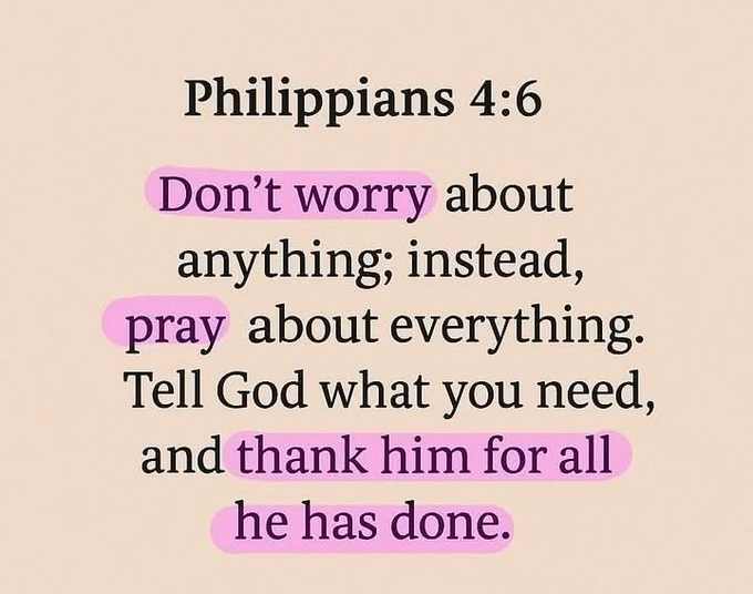 Oh_DearLord_'s tweet photo. Philippians 4:6 https://t.co/2YbOI7dpNC