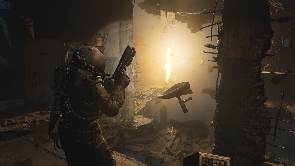 AksByDesign's tweet photo. Such a great experience so far! Stunning visuals, tight gunplay and a very interesting story 🔦☠️#CronosTheNewDawn #Horror #PC https://t.co/M42ZXp9YwT