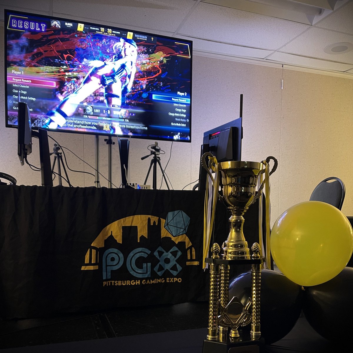 PGX_PghGameExpo's tweet photo. The competition was FIERCE at PGX 2026!
Huge shout-out to TGF and Sanctum Esports Cafe for bringing the Fighting Game Tournament to PGX!
Thanks to everyone who ran the tournament, competed, and packed the area to watch!
https://t.co/nAEYxkYqPW
#PGX #FGC #SanctumEsports https://t.co/n9gA47OnV4