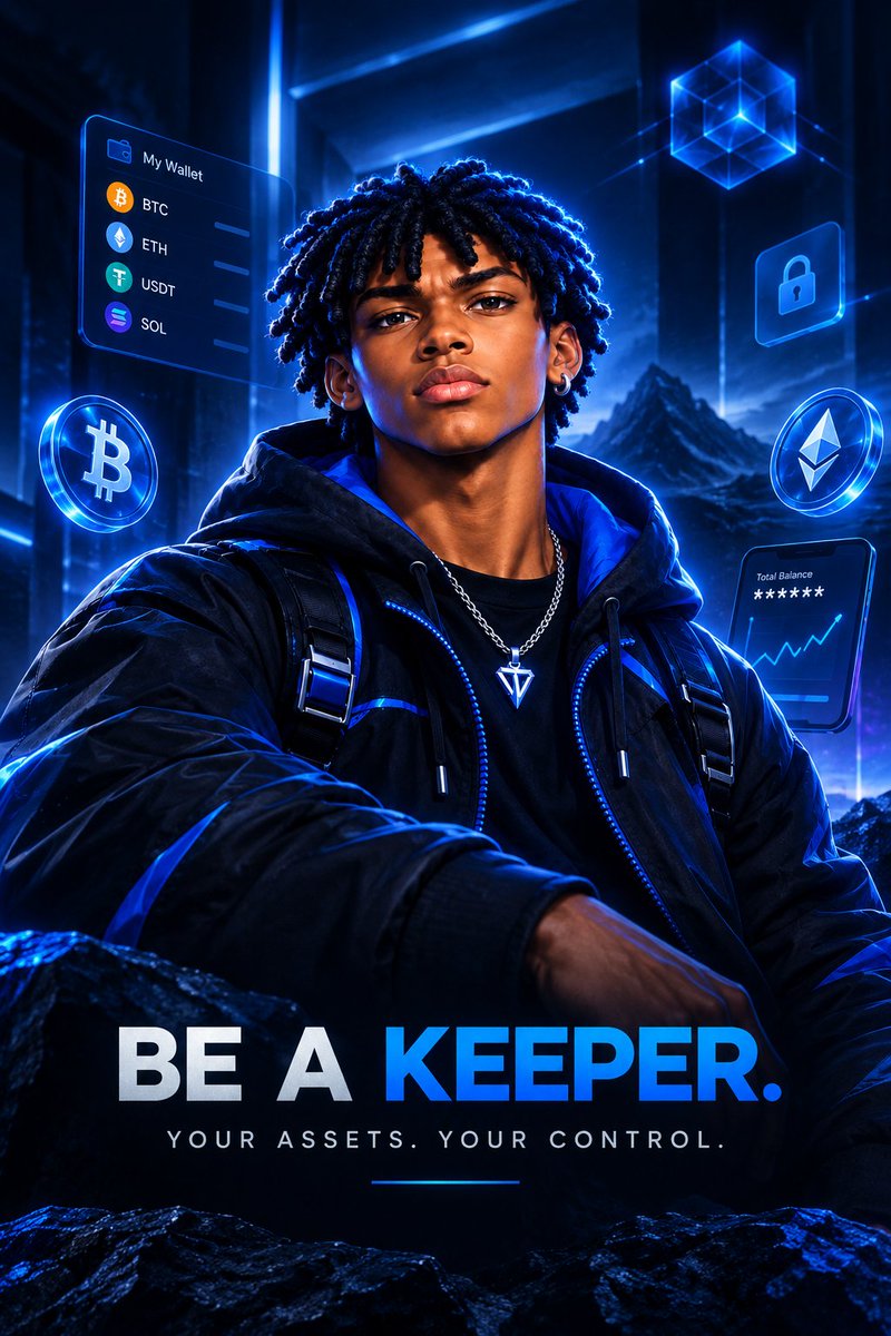 SummitVX's tweet photo. Your assets deserve more than just a place to sit.
Self-custody means ownership.
Ownership means control.
One wallet. Multiple chains. Your assets, your rules.

Be a Keeper. 🔐
@keeper_wallet https://t.co/yZYzxTHrfa