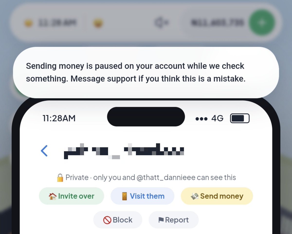 SamuelH41348's tweet photo. How to I contact customer care I can't send money again 😭💔 https://t.co/7pNTF1SXu5