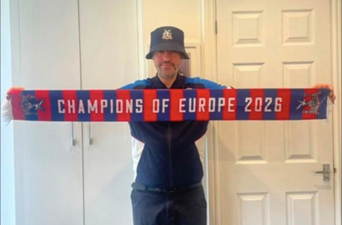 WhyteleafeEagle's tweet photo. *Back instock 

🚨Blue Bucket hat back instock with all 3 trophies on badge £15 each 

🚨Champions of Europe 2026 Silk Scarf £12 each 

🚨I will post within 24 hours of payment 

£4 for p/p 

Please feel free to Dm me if interested in placing an order. 
🔴🔵🏆🏆🏆🦅 https://t.co/h3GzMugbiH