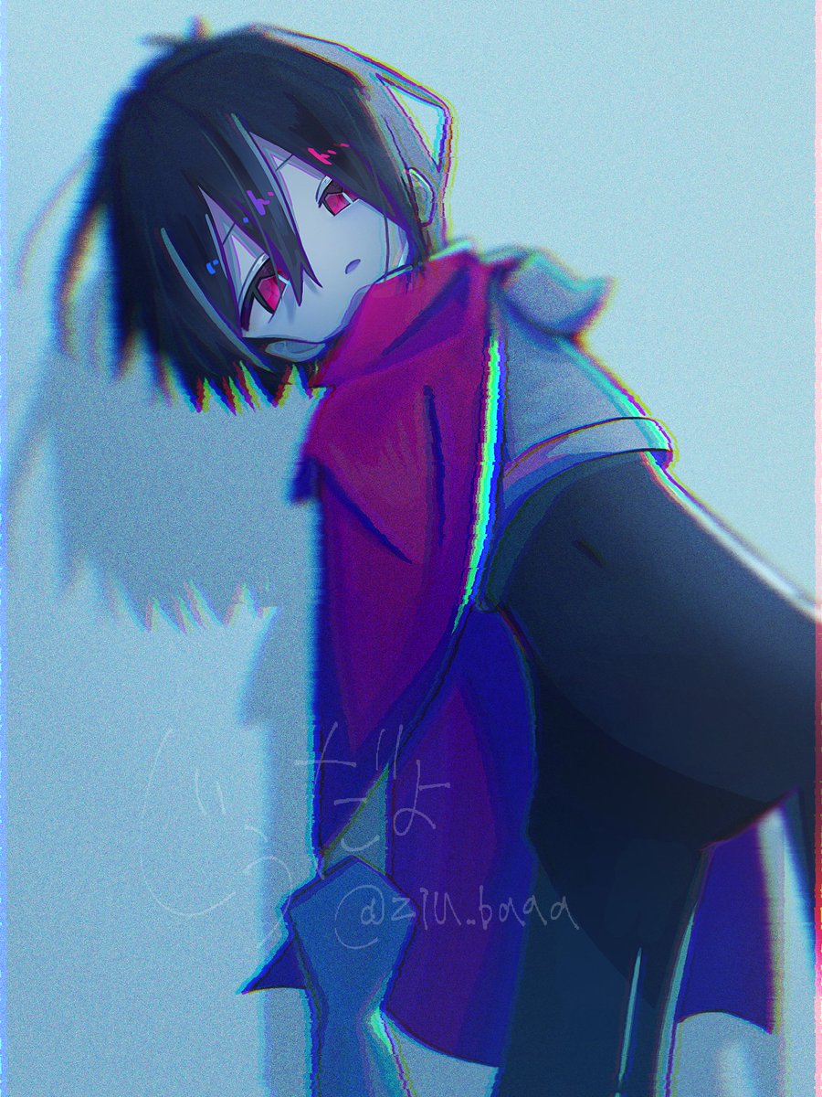 ziu_daaa's tweet photo. 切らない方がいいかも
#kris #deltarune #イラスト https://t.co/JwKnnjWJhg
