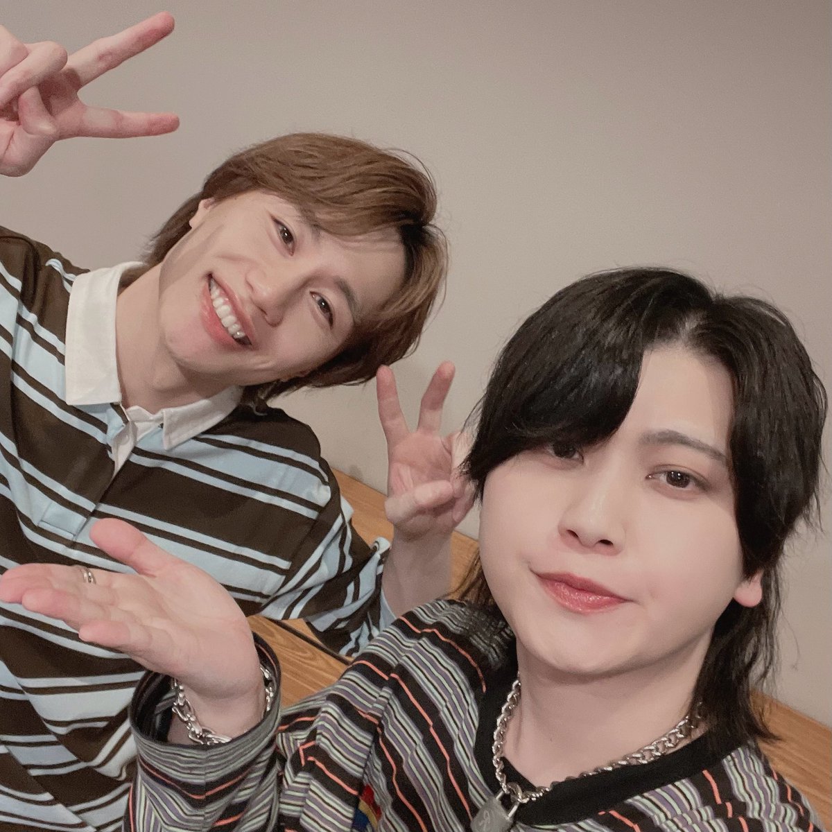 Hayato_Dojima's tweet photo. 『森永彩斗の全力ライフ!!〜五脱ぎ目〜』
ご来場、ご視聴いただいた皆さまありがとうございました。
王として生きていきたいと思います🧒

森永くんとはシミラールックでした。

#森永全ラ https://t.co/7xmL9nT2GX