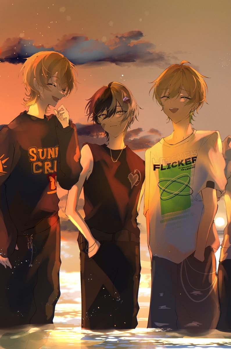 gl0ise's tweet photo. 「また明日な」って願ってしまうよ #アンプ絵 https://t.co/x5kX39Kc3F