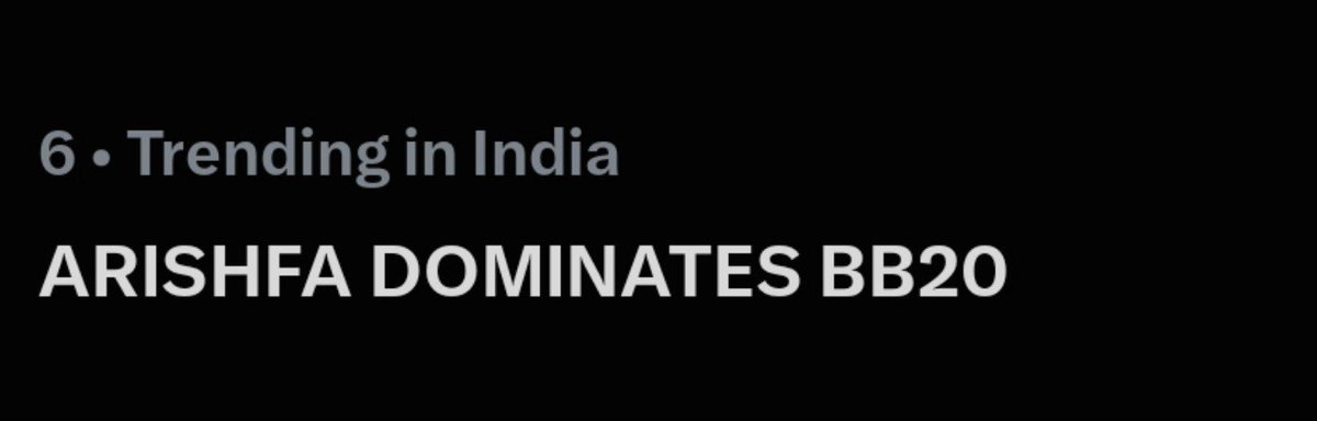 RealityVerseIN's tweet photo. Exclusive 

ARISHFA DOMINATES BB20 is Trending in India...

RT if you are participating... https://t.co/mepx3Kzqsv