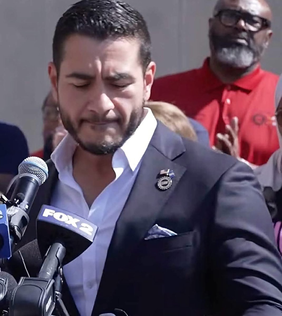 GOP_is_Gutless's tweet photo. A decorated Marine who served as Chief Security Officer to Abdul El-Sayed says the Michigan Democrat is not fit for the Senate and would put U.S. interests in danger.

Jordan Domingue resigned in January after getting to know El-Sayed. He warns the candidate’s antisemitic rhetoric, pro-Islamist sympathies, and foreign-policy positions would endanger Israeli civilians, American personnel, and U.S. interests.

On a leaked March 1 strategy call, El-Sayed refused to comment on the killing of Ayatollah Ali Khamenei because “there are a lot of people in Dearborn who are sad today.”

After the March 12 Hezbollah-inspired attack on a synagogue and preschool in West Bloomfield — where Ayman Mohamed Ghazali rammed a truck loaded with fireworks and explosives into the building — El-Sayed blamed Israeli leaders instead of naming Hamas, Hezbollah, or Iran.

He has cozied up to Hasan Piker, who said “America deserved 9/11,” voiced support for Hamas, and was suspended by Twitch over terrorist propaganda. Six days after West Bloomfield, El-Sayed posted a photo with a woman in a Piker shirt.

His close friend and top surrogate, Dearborn school board member Amer Zahr, supports Hamas and Hezbollah and told activists in 2021: “Stop condemning anti-Semitism and condemning terrorism right now. Stop it!”
Domingue calls El-Sayed a “chameleon” who uses “strategic ambiguity” on Iran, notes his Oct. 7 fundraising email never said Hamas launched the attack and killed innocent women and children, and says he regrets excusing antisemitism and not leaving sooner.

El-Sayed opposes U.S. funding for Iron Dome. Domingue warns that leaves Jews, Christians, Muslims, Druze, American diplomats, troops, and U.S. visitors exposed to Hamas and Hezbollah.

He refused the campaign’s money rather than sign a nondisparagement deal. He wanted voters warned.
Republicans say this is more proof El-Sayed is a radical who will not condemn terrorism and puts extremism over American national security.
#ElSayed #Michigan #MISen #Dearborn #Antisemitism #IronDome #Hezbollah #AmericaFirst