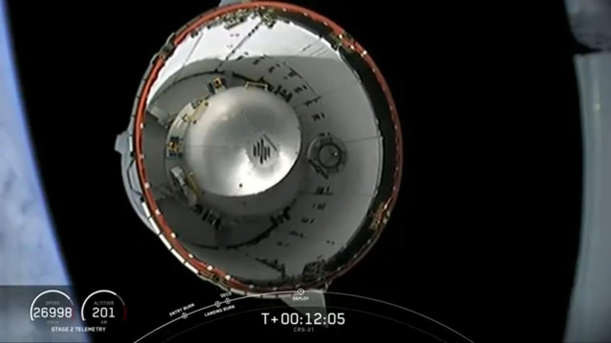NanoracksSpace's tweet photo. THE #BISHOPAIRLOCK TAKES FLIGHT. https://t.co/X9X2Ylwxlt