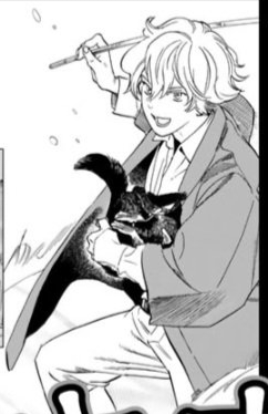 JCherry040990's tweet photo. The robe the girl and the man wear, the atmospher and the elements brought into play in Adachitoka's new work are already giving me Natsume's Book of Friends' vibe https://t.co/LCNpgJd4dY