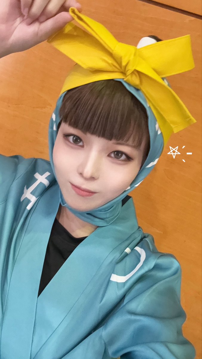 Miya_0_7's tweet photo. ほんとーに100億年ぶりの兵太夫してました😭
藤内先輩が結び直してくれたリボン🎀
💛組のみんなと1番になれて嬉しかった☺️
#1004忍たま運動会 https://t.co/KXdiI42YqZ