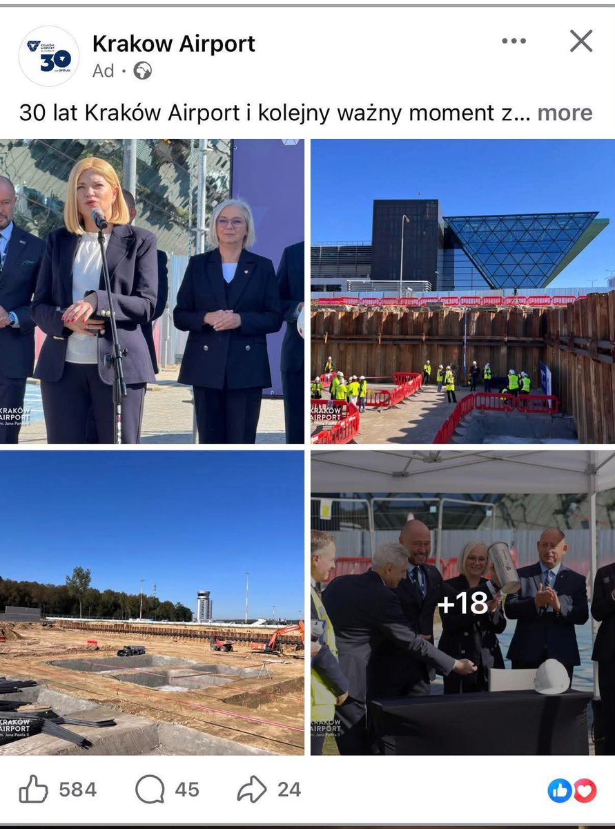 FijakMaciej's tweet photo. Taka reklama lata po Facebooku. Państwowy port lotniczy. Pewnie bez związku z wyborami. https://t.co/expfmaqzxR