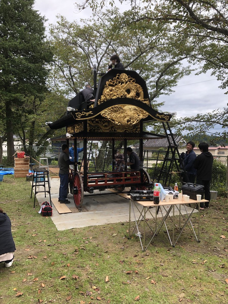 MiSa000777's tweet photo. 地元のお祭りが来週にあるのでその準備のお手伝いしてきました。
#二本松　#二本松市 https://t.co/uEx0FPv8rM