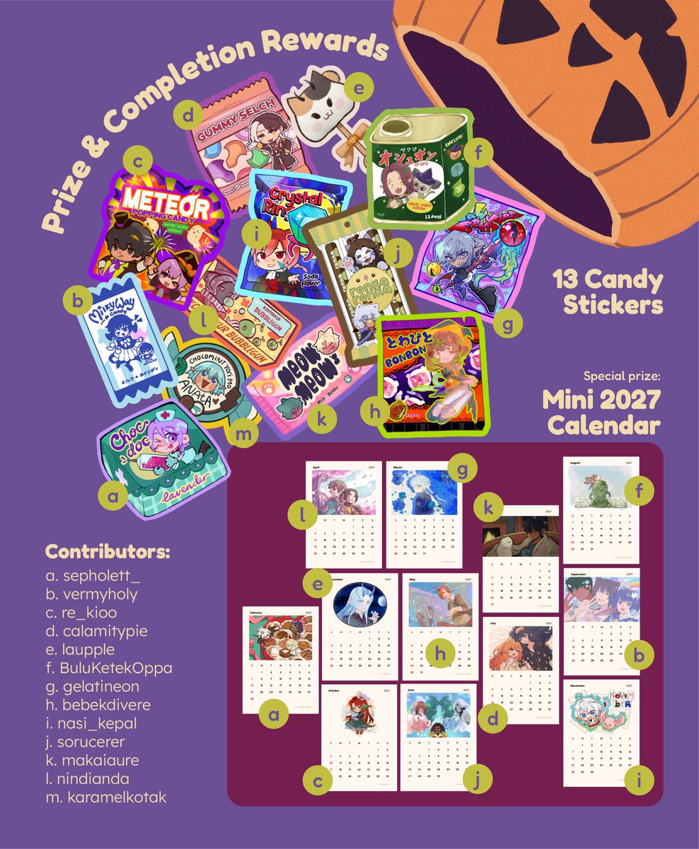 karamelkotak's tweet photo. [❤️ &amp; shares are appreciated!]

🎃 Trick or Treat! FFXIV Sticker Rally is back for #CF23! (both days) 🎃

Are you excited for this All Saints' Wake?
Check out below for more info to participate ⬇️ https://t.co/KFrLczAWdG
