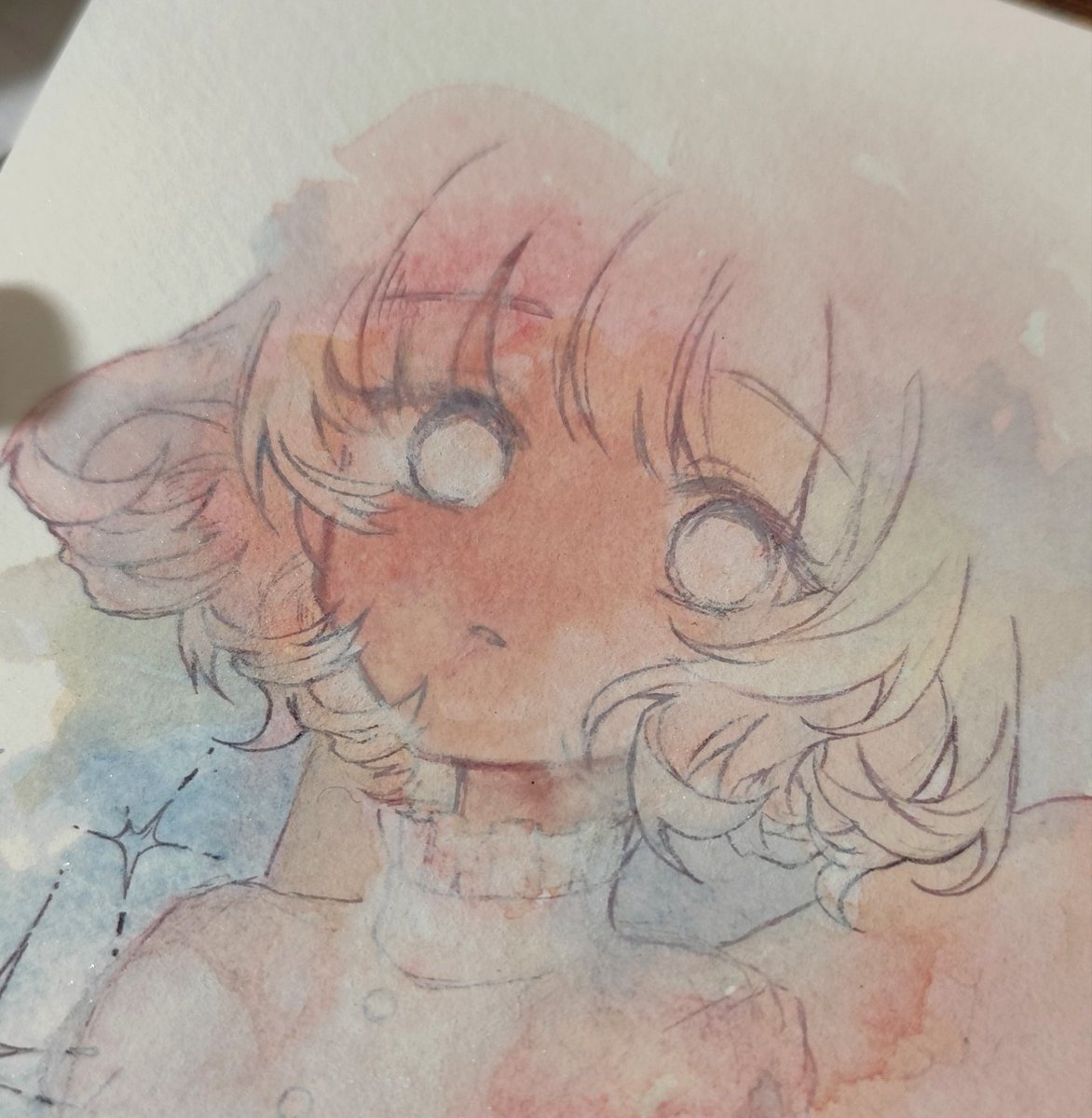 kurebe_kurebe's tweet photo. 胡粉目を離した隙にどんどん白くなっていくから難しい…!!! https://t.co/Xc1Bxnulwt