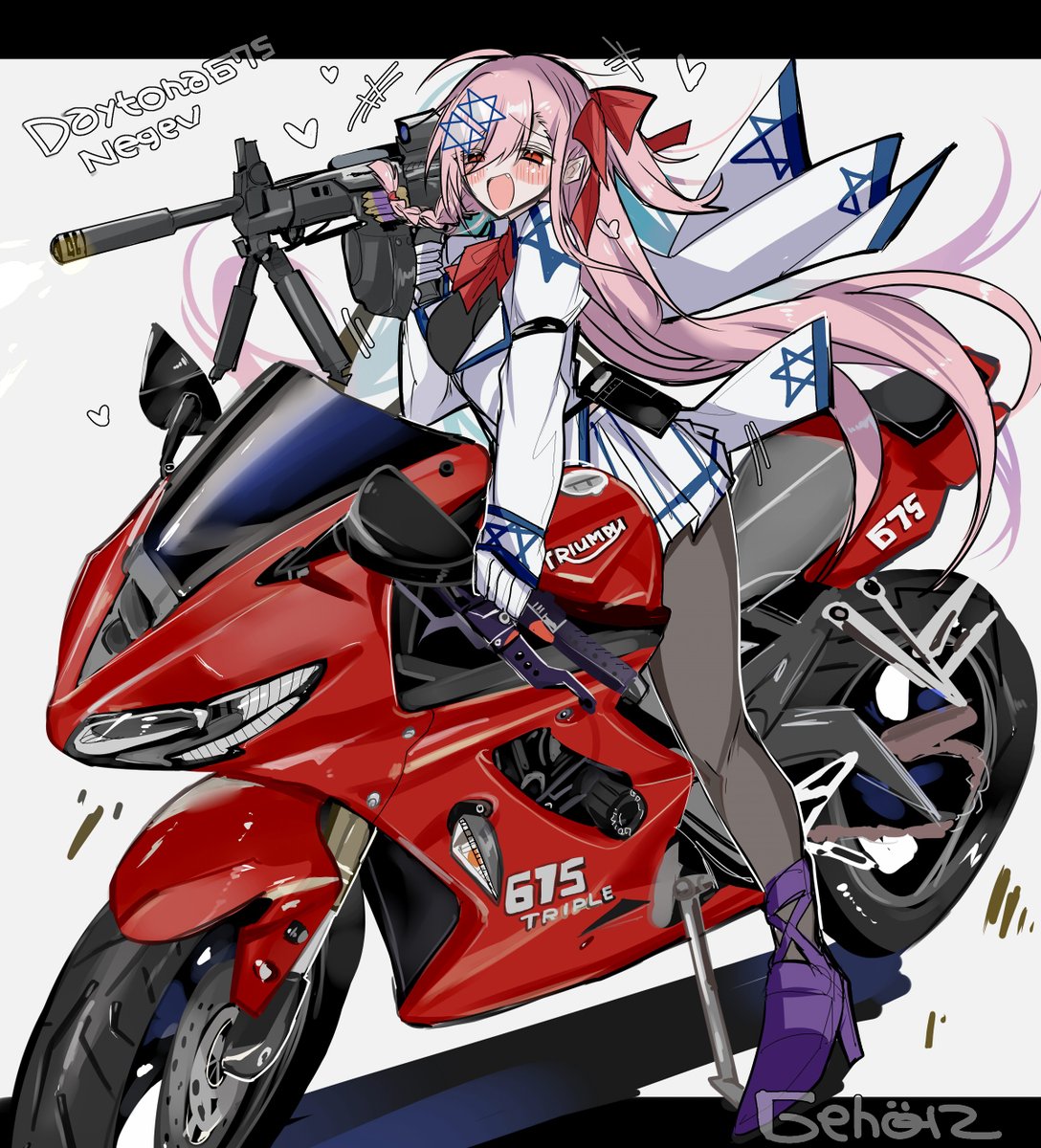 fire_low5996's tweet photo. デイトナに乗るネゲヴ https://t.co/qkUnLBJ5pi