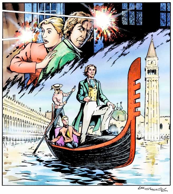 DoctorWhoPix's tweet photo. The Stones of Venice
Illustration preview by Lee Sullivan from DWM 302 plus original artwork
#DoctorWho #DrWho #BigFinish https://t.co/o3EGk5hrgf