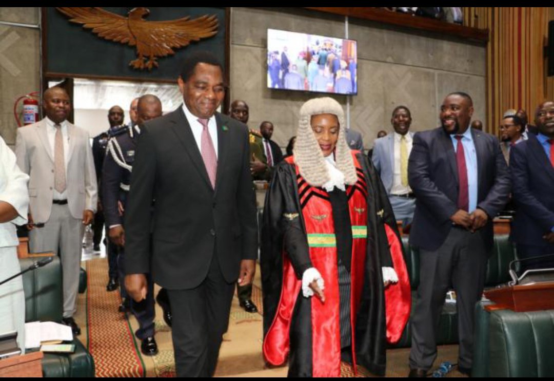MaryTembo21's tweet photo. Nelly Mutti is back as Speaker and HH says every MP should get a fair hearing 🇿🇲

That sounds right on paper, but Parliament will be judged by whether opposition voices actually get equal space

#Zambia #Politics #Parliament https://t.co/LzHjPc2vJF
