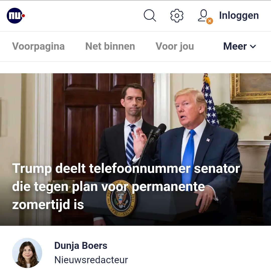 progressief_lib's tweet photo. 'Trump deelt telefoonnummer senator'

Tja, dat is wat gebruikelijker in landen met een districtenstelsel. Dat je mensen aanmoedigt contact op te nemen met 'hun' vertegenwoordiger.

Zie je hier ook continu gebeuren. Stemmingmakerij van NU dus. En wat een schapen in de - overwegend veroordelende - reacties. Ze weten niks, en zijn dus enorm voorspelbaar in hun mening erover.