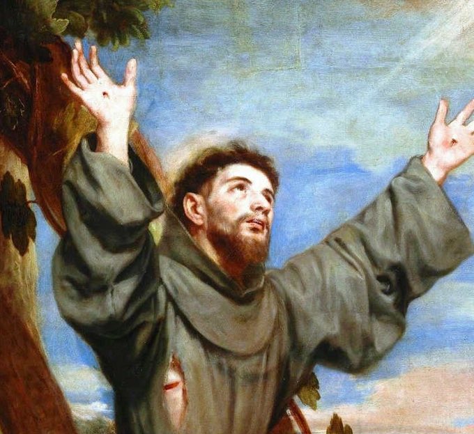 Santa_Palabra's tweet photo. “Me eligió a mí porque Dios siempre elije a los débiles y a los absurdos, y a los que no cuentan para nada”. San Francisco de Asís https://t.co/CAUhJK34gj