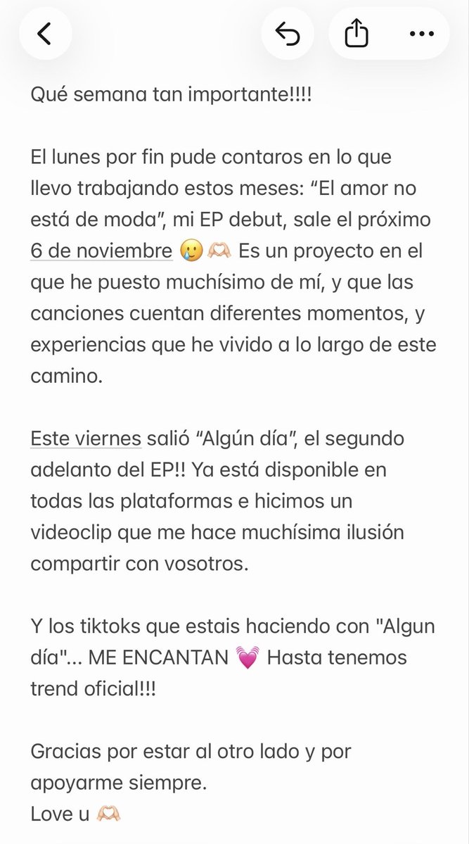 OliviaActual's tweet photo. 📩 | ¡Nuevo mensaje de Olivia en su Newsletter! ✨ https://t.co/XCdFlLdz4k