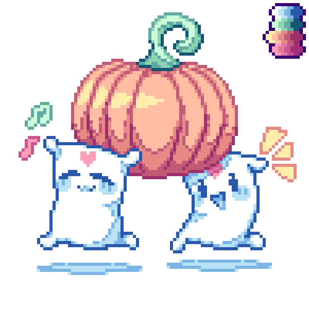 QilzRt's tweet photo. "Picking up a pumpkin to carve it later!"

I realized I can use the same color palette from day 2. :)

#piwwotober 4 https://t.co/PAhHmXcyFF