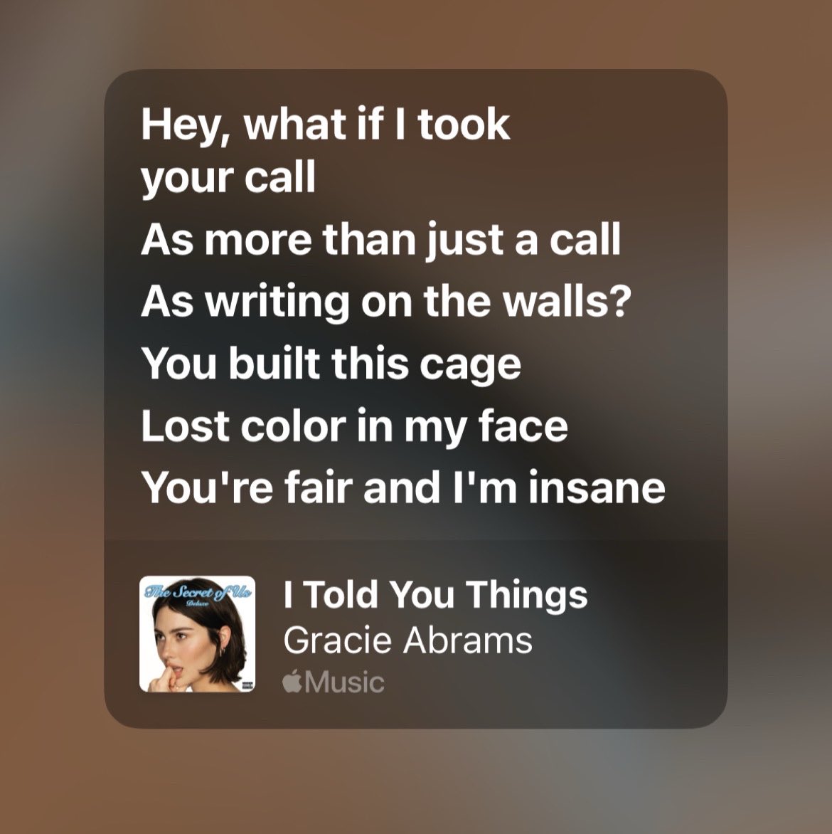 tehejenna's tweet photo. no one does “i’m going insane but trying to keep it cool” bridges like gracie abrams. https://t.co/BZ5XgOo6Ba