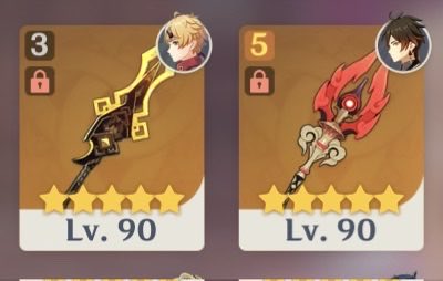 c6morax's tweet photo. Not too sure what I'll do with these once Zhongli's new weapon drops........ https://t.co/VMylCEm70K