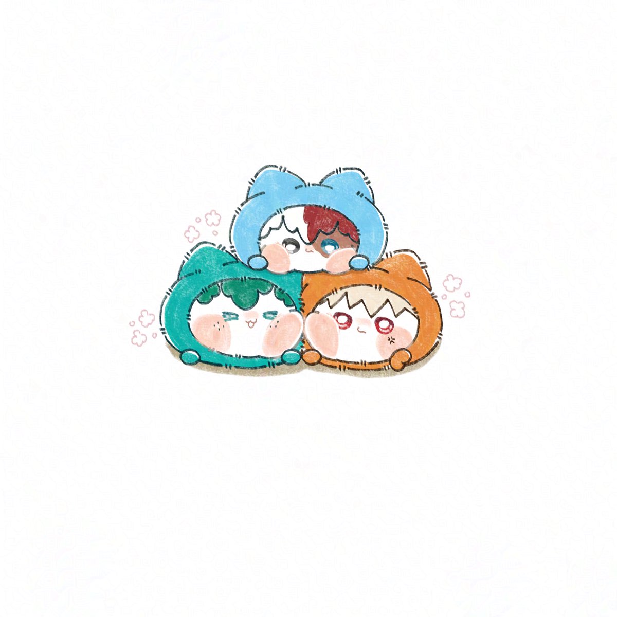 pocha7origin's tweet photo. ちみだんご💚🧡🩵 https://t.co/Fe3YMKZXBG