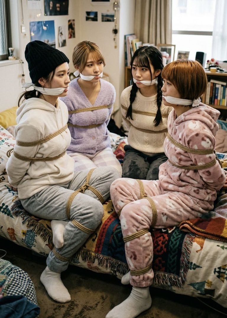 toshiro8842's tweet photo. #DID 
#猿轡
#AI生成 
もこもこ素材の部屋着が可愛くて好きなんだけどうまく作れない https://t.co/HgKooHhSkk